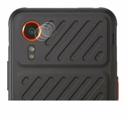 Immagine del dispositivo Samsung Galaxy XCover 7 (SOLO Fotocamera) con un'ampia varietà di protezioni per lo schermo.