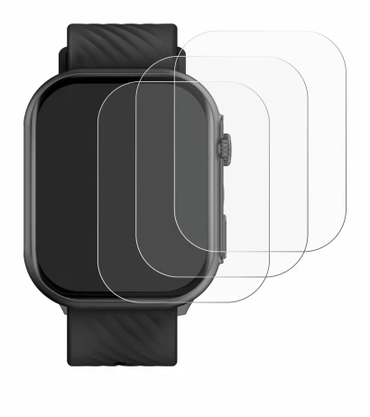 Immagine del dispositivo Yuede Smartwatch 2" con un'ampia varietà di protezioni per lo schermo.