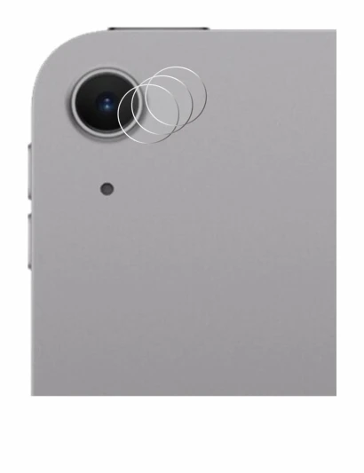 Immagine del dispositivo Apple iPad Air 11" M2 2024 (SOLO Fotocamera) con un'ampia varietà di protezioni per lo schermo.