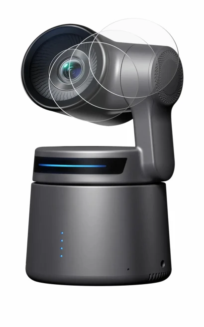 Immagine del dispositivo OBSBOT Tail Air con un'ampia varietà di protezioni per lo schermo.