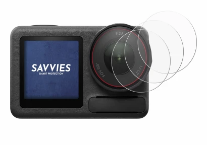 Immagine del dispositivo DJI Osmo Action 5 Pro (Lente) con un'ampia varietà di protezioni per lo schermo.