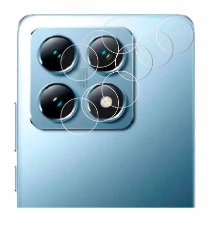 Immagine del dispositivo Xiaomi 14T (SOLO Fotocamera) con un'ampia varietà di protezioni per lo schermo.