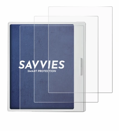 Immagine del dispositivo Boox Go Color 7 White Edition con un'ampia varietà di protezioni per lo schermo.