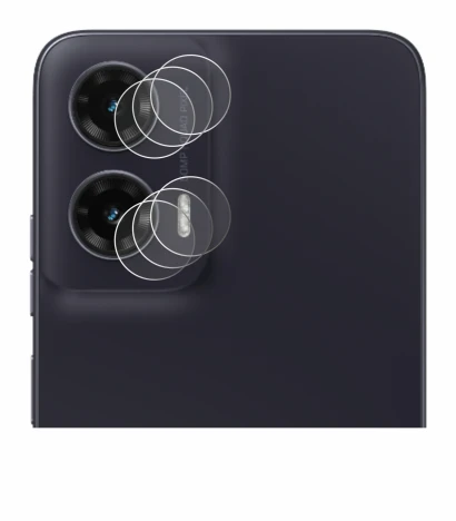 Immagine del dispositivo Motorola Moto G35 (SOLO Fotocamera) con un'ampia varietà di protezioni per lo schermo.