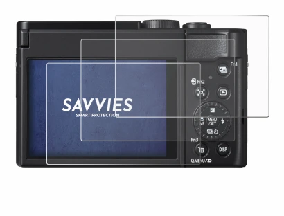 Immagine del dispositivo Panasonic Lumix DC-TZ99 con un'ampia varietà di protezioni per lo schermo.