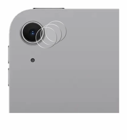 Immagine del dispositivo Apple iPad Air 11" M3 WiFi 2025 (SOLO Fotocamera) con un'ampia varietà di protezioni per lo schermo.