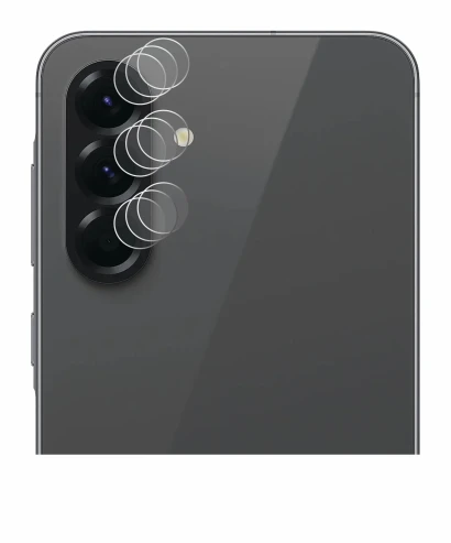 Immagine del dispositivo Samsung Galaxy A56 5G (SOLO Fotocamera) con un'ampia varietà di protezioni per lo schermo.