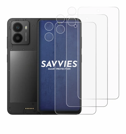 Immagine del dispositivo Xplora HMD Fusion X1 (Fronte+Fotocamera) con un'ampia varietà di protezioni per lo schermo.