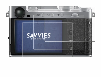 Immagine del dispositivo Fujifilm X-E5 con un'ampia varietà di protezioni per lo schermo.