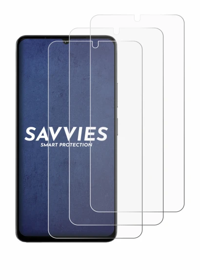 Immagine del dispositivo Doogee Note 59 Pro Plus con un'ampia varietà di protezioni per lo schermo.