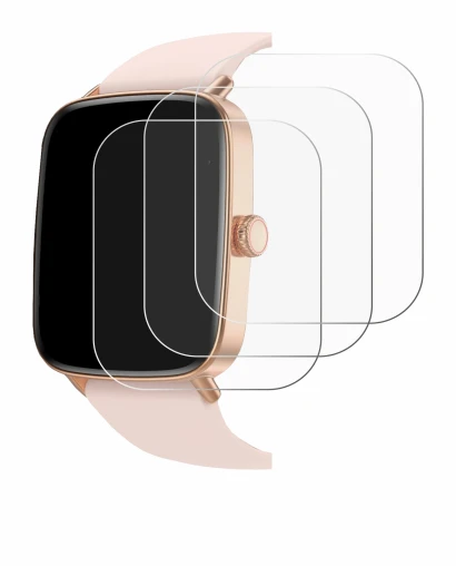 Immagine del dispositivo Yoever Smartwatch 1.85" con un'ampia varietà di protezioni per lo schermo.