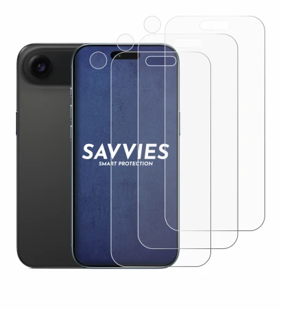 Immagine del dispositivo Apple iPhone Air (Fronte+Fotocamera) con un'ampia varietà di protezioni per lo schermo.