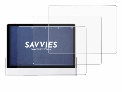 Immagine del dispositivo eufy Smart Display E10 con un'ampia varietà di protezioni per lo schermo.
