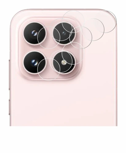 Immagine del dispositivo Xiaomi 17 (SOLO Fotocamera) con un'ampia varietà di protezioni per lo schermo.