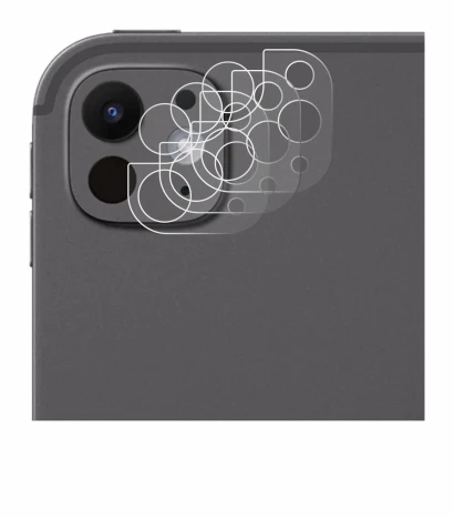 Immagine del dispositivo Apple iPad Pro 11" 2025 (SOLO Fotocamera) con un'ampia varietà di protezioni per lo schermo.