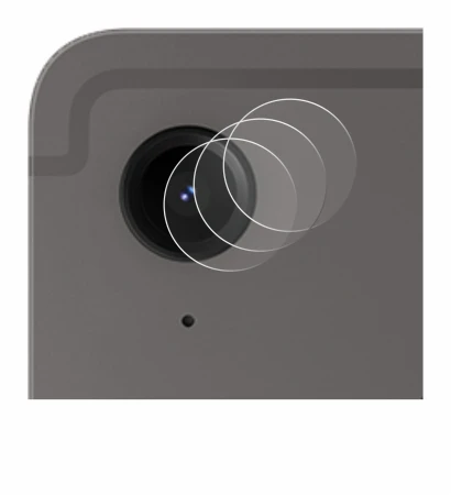 Immagine del dispositivo Samsung Galaxy Tab S9 FE (SOLO Fotocamera) con un'ampia varietà di protezioni per lo schermo.