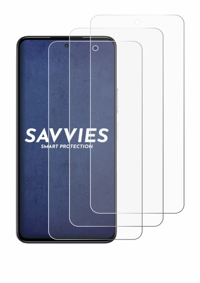 Immagine del dispositivo realme P4x 5G con un'ampia varietà di protezioni per lo schermo.