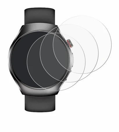 Immagine del dispositivo Smartwatch ET460 1.47" con un'ampia varietà di protezioni per lo schermo.