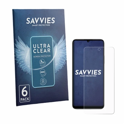 Parte frontale di una confezione del prodotto con il logo del marchio Savvies. Accanto è raffigurato il dispositivo General Mo