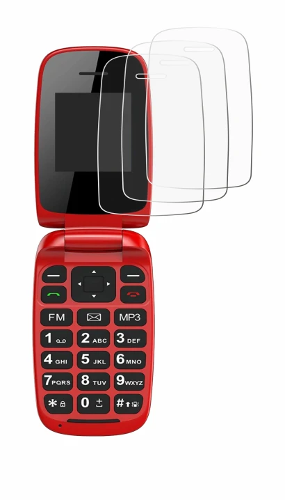 Immagine del dispositivo Chakeyake R341 con un'ampia varietà di protezioni per lo schermo.