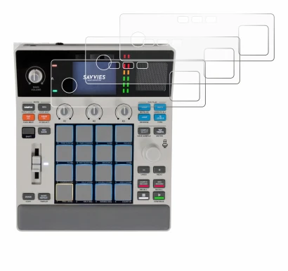 Immagine del dispositivo Akai MPC Sample con un'ampia varietà di protezioni per lo schermo.