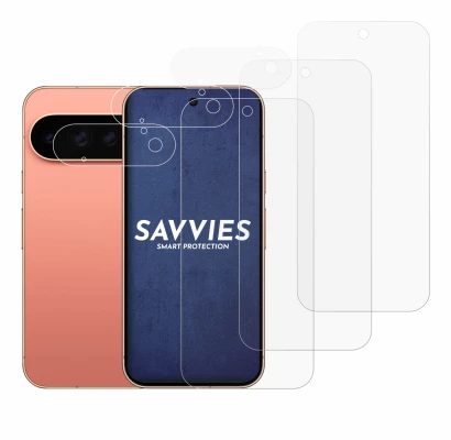 Immagine del dispositivo Google Pixel 11 Pro (Fronte+Fotocamera) con un'ampia varietà di protezioni per lo schermo.