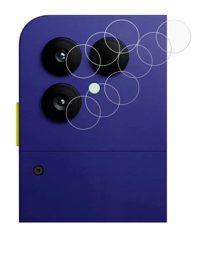 Immagine del dispositivo Fairphone 6 Plus (SOLO Camera) con un'ampia varietà di protezioni per lo schermo.