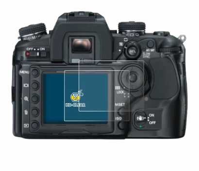 Immagine del dispositivo Konica Minolta Dynax 7D con un'ampia varietà di protezioni per lo schermo.