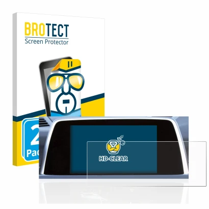 Parte frontale di una confezione del prodotto con il logo del marchio BROTECT. Accanto è raffigurato il dispositivo BMW 6 F13