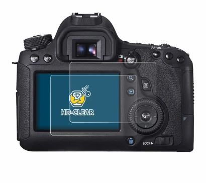 Immagine del dispositivo Canon EOS 6D con un'ampia varietà di protezioni per lo schermo.