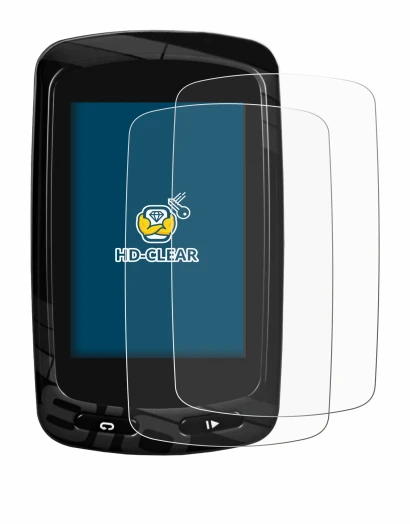 Immagine del dispositivo Garmin Edge 810 con un'ampia varietà di protezioni per lo schermo.