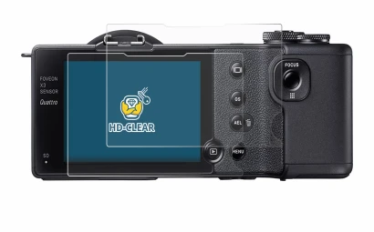Immagine del dispositivo Sigma dp2 Quattro con un'ampia varietà di protezioni per lo schermo.