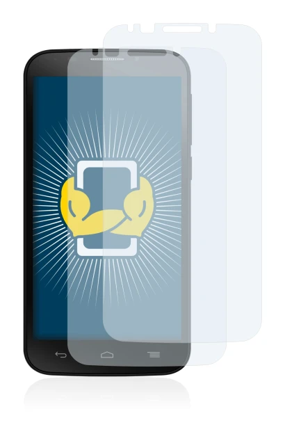 Immagine del dispositivo Alcatel One Touch Pop S7 (Smartphone) con un'ampia varietà di protezioni per lo schermo.