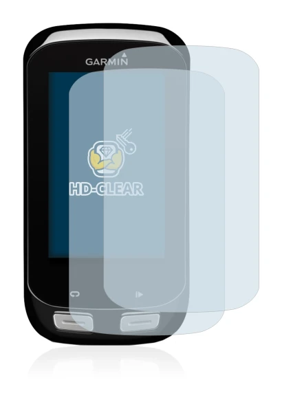 Immagine del dispositivo Garmin Edge 1000 con un'ampia varietà di protezioni per lo schermo.