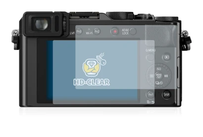 Immagine del dispositivo Panasonic Lumix DMC-LX100 con un'ampia varietà di protezioni per lo schermo.