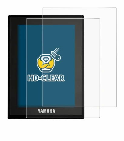 Immagine del dispositivo Yamaha LCD Display (E-Bike Display) con un'ampia varietà di protezioni per lo schermo.