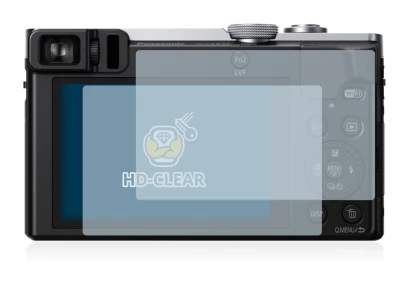 Immagine del dispositivo Panasonic Lumix DMC-TZ70 con un'ampia varietà di protezioni per lo schermo.