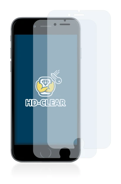 Immagine del dispositivo Apple iPhone 6S Plus con un'ampia varietà di protezioni per lo schermo.