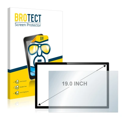 Parte frontale di una confezione del prodotto con il logo del marchio BROTECT. Accanto è raffigurato il dispositivo con la rel