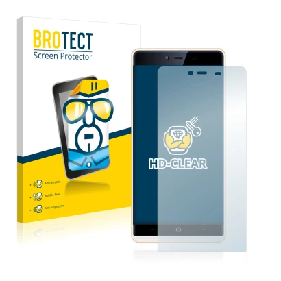 Parte frontale di una confezione del prodotto con il logo del marchio BROTECT. Accanto è raffigurato il dispositivo KingZone K