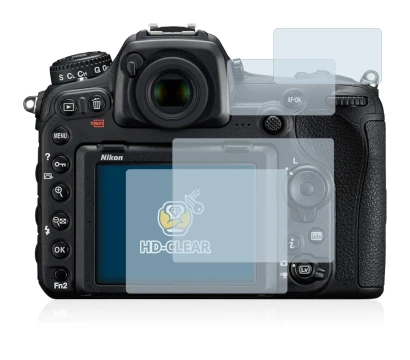 Immagine del dispositivo Nikon D500 con un'ampia varietà di protezioni per lo schermo.