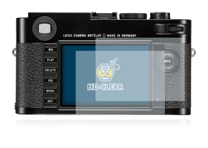 Immagine del dispositivo Leica M (Typ 262) con un'ampia varietà di protezioni per lo schermo.
