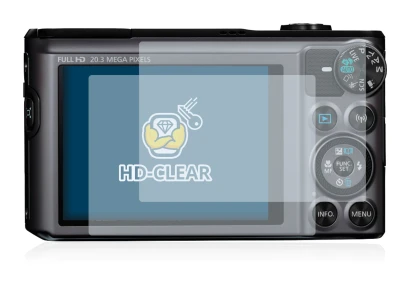 Immagine del dispositivo Canon PowerShot SX720 HS con un'ampia varietà di protezioni per lo schermo.