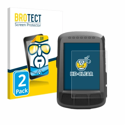 Parte frontale di una confezione del prodotto con il logo del marchio BROTECT. Accanto è raffigurato il dispositivo Wahoo Elem