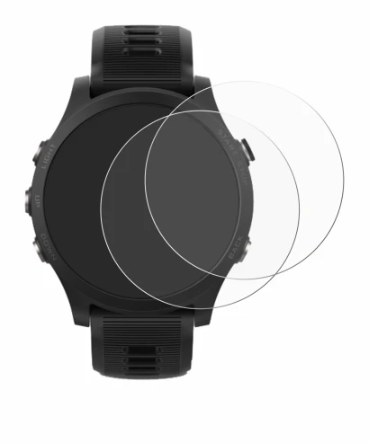 Immagine del dispositivo Garmin Forerunner 935 con un'ampia varietà di protezioni per lo schermo.