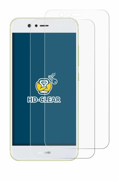 Immagine del dispositivo Huawei Nova 2 con un'ampia varietà di protezioni per lo schermo.
