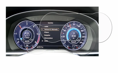 Immagine del dispositivo Volkswagen Tiguan 2017 Active Info Cockpit 12.3" con un'ampia varietà di protezioni per lo schermo.