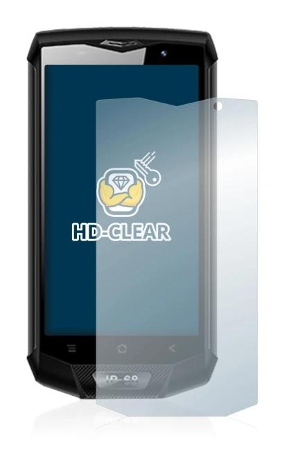 Immagine del dispositivo Blackview BV8000 Pro con un'ampia varietà di protezioni per lo schermo.