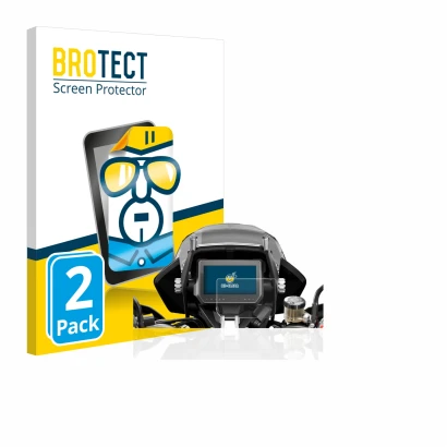 Parte frontale di una confezione del prodotto con il logo del marchio BROTECT. Accanto è raffigurato il dispositivo KTM 1290 S