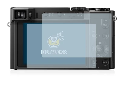 Immagine del dispositivo Panasonic Lumix DMC-TZ100 con un'ampia varietà di protezioni per lo schermo.